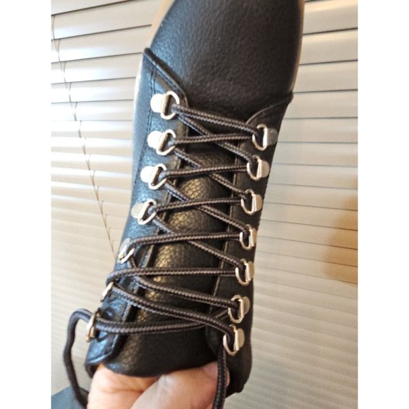 NWOT Size 4 casual Black Ankle Boots RRP 32£, Never Worn, non-slip crepe sole - Picture 9 of 11